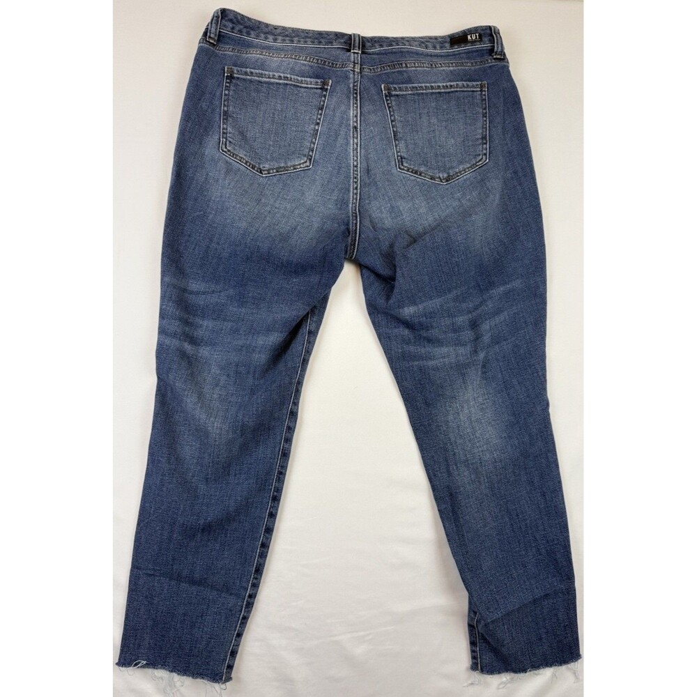 Kut From The Kloth Catherine High Rise Boyfriend Jeans Womens‎ 14W Stretch Denim - Picture 3 of 7